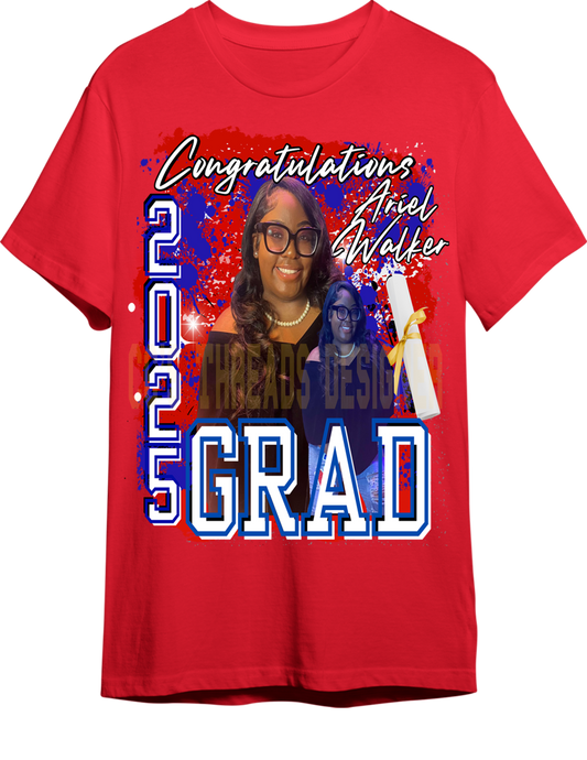 Short Sleeve Gold Graduation Shirts