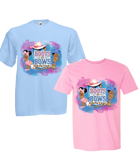 Short Sleeve baby shower gender reveal