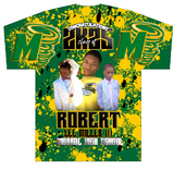 3d Short Sleeve Tee Shirt Sublimation Front only