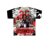 3d Short Sleeve Tee Shirt Sublimation Front only