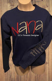 Nana Embroidery Sweatshirt