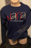 Nana Embroidery Sweatshirt