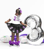 Birthday pleated skirt set.