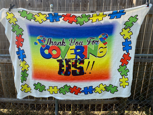 Autism Awareness blanket