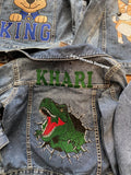 Custom Kids’ Denim Jacket with Embroidered Back Design and Name