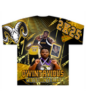 3d Short Sleeve Tee Shirt Sublimation Front only