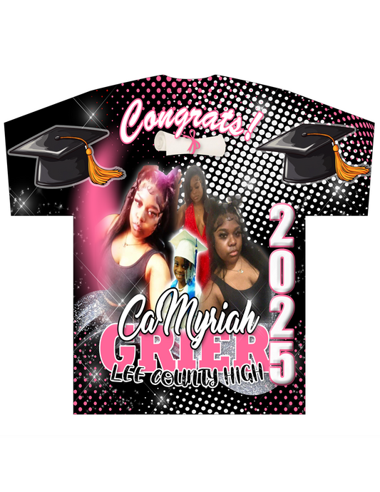 3d Short Sleeve Tee Shirt Sublimation Front only (Copy) (Copy)