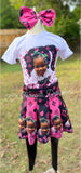 5 pieces Jacket and skirt combo