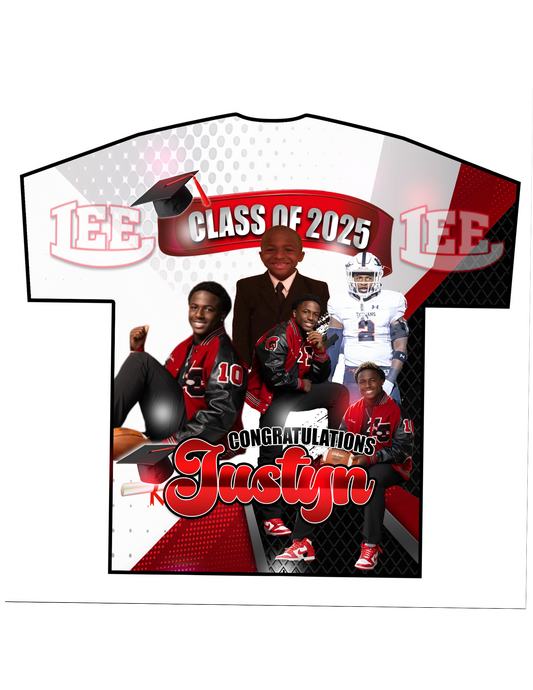 3d Short Sleeve Tee Shirt Sublimation Front only